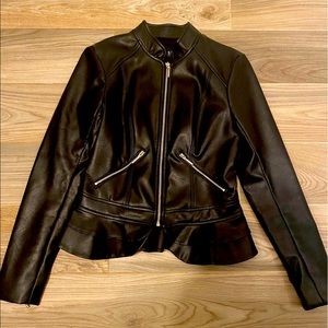Leather Jacket Guess XS